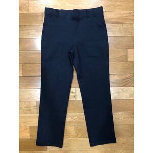 Quince Ultra-Stretch Ponte Straight Leg Navy Pant Size M X-Petite